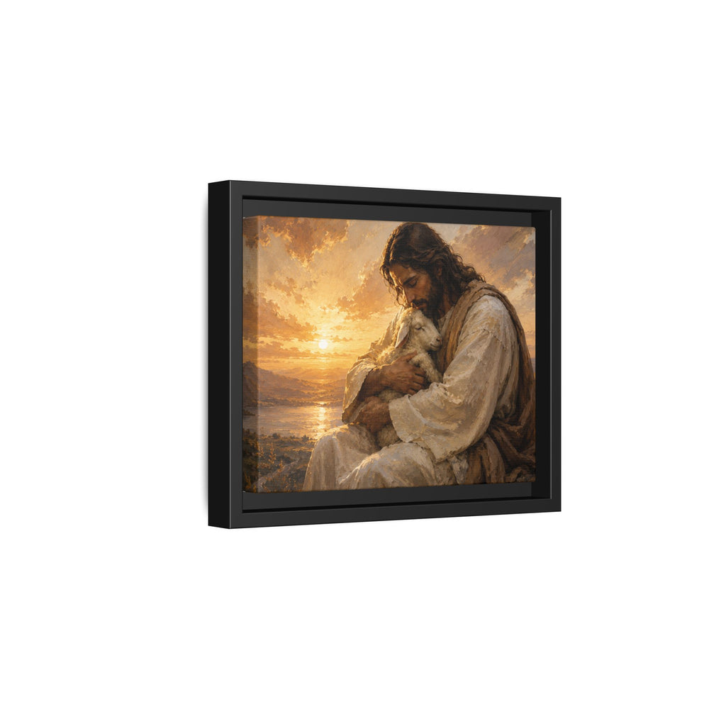 Comfort in His Presence – Framed Canvas
