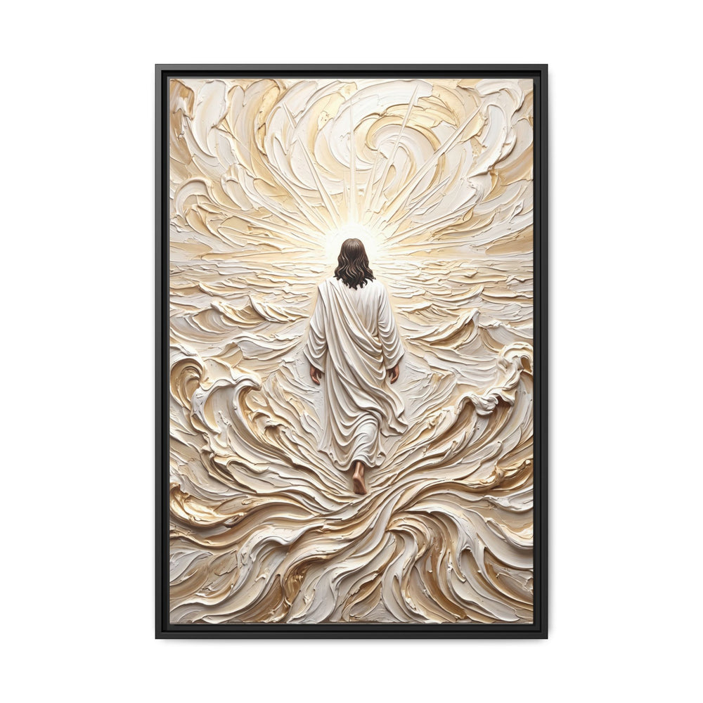 Surrendered in Prayer – Framed Canvas