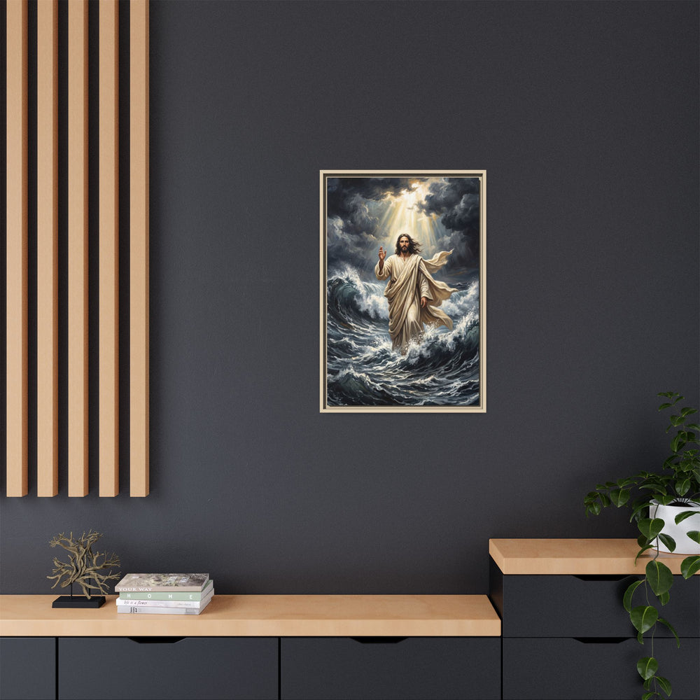 Master of the Storm – Framed Canvas