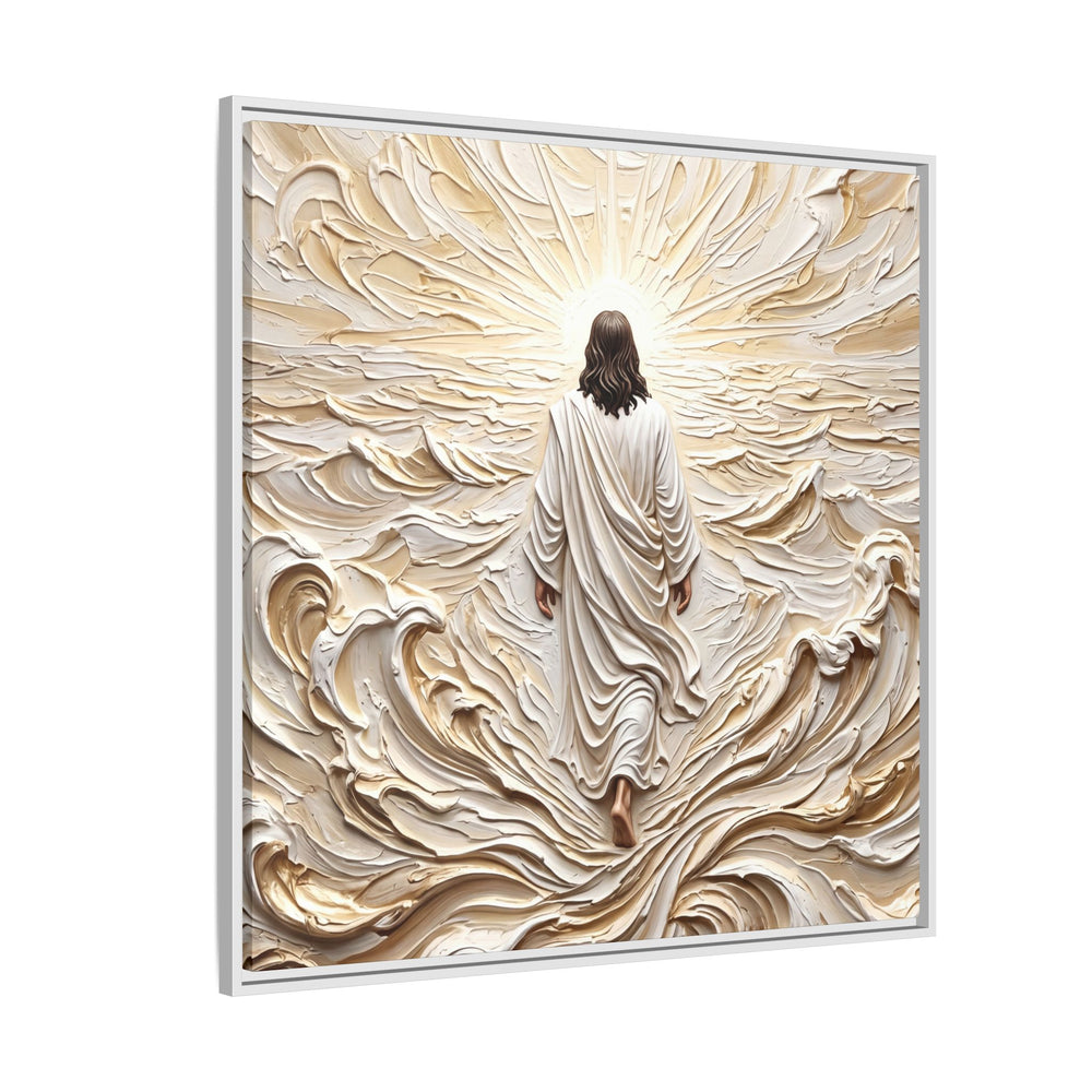 Surrendered in Prayer – Framed Canvas
