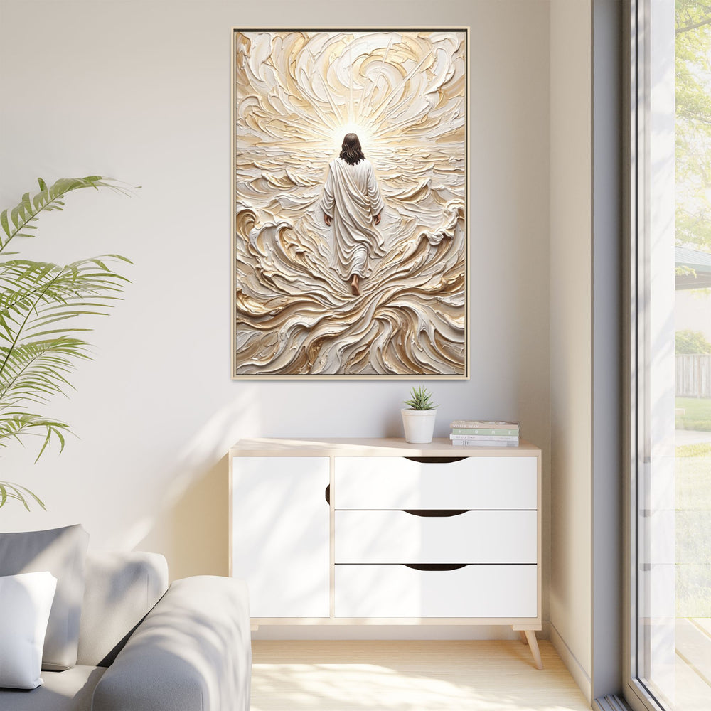 Surrendered in Prayer – Framed Canvas