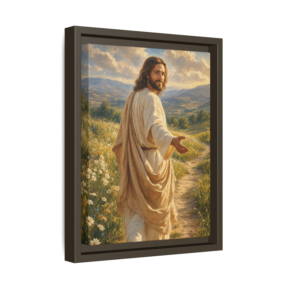 The Good Shepherd – Framed Canvas