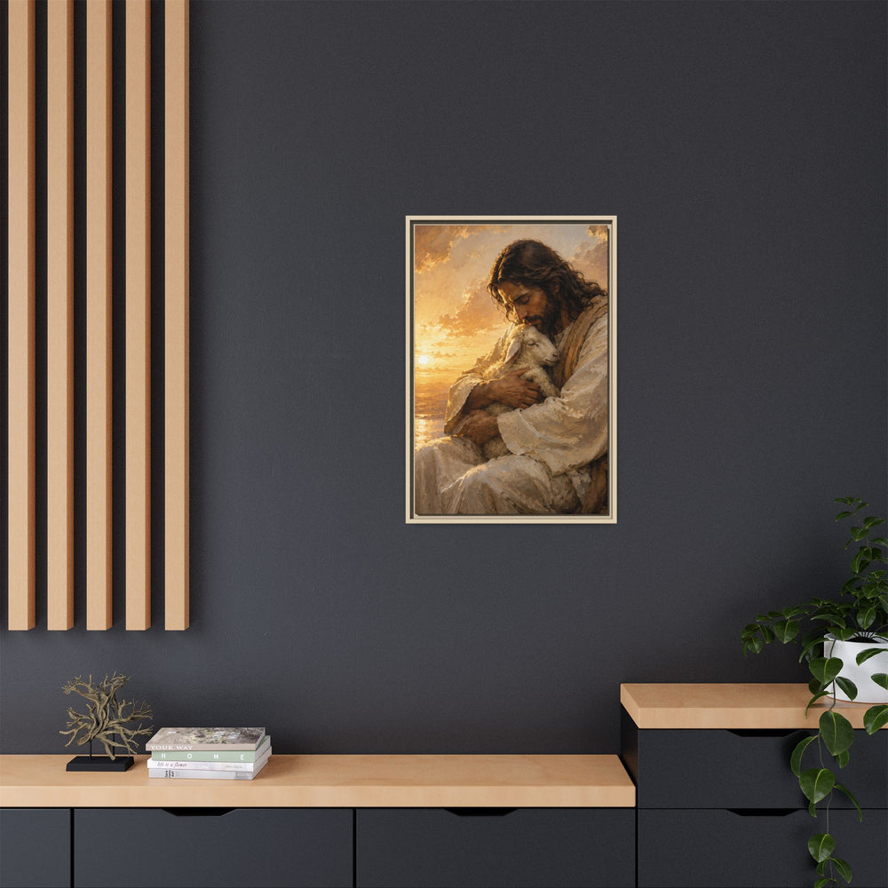Comfort in His Presence – Framed Canvas