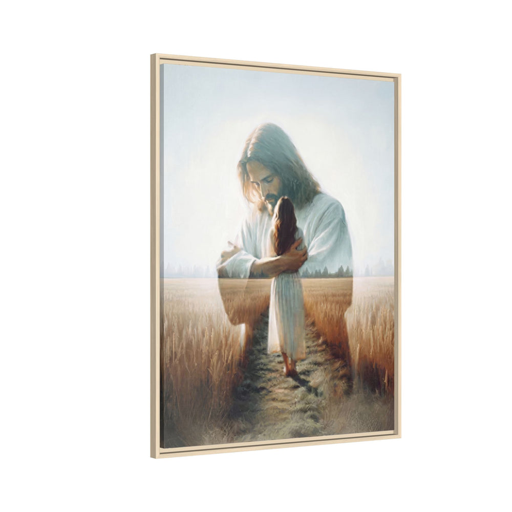 Peace, Be Still – Framed Canvas