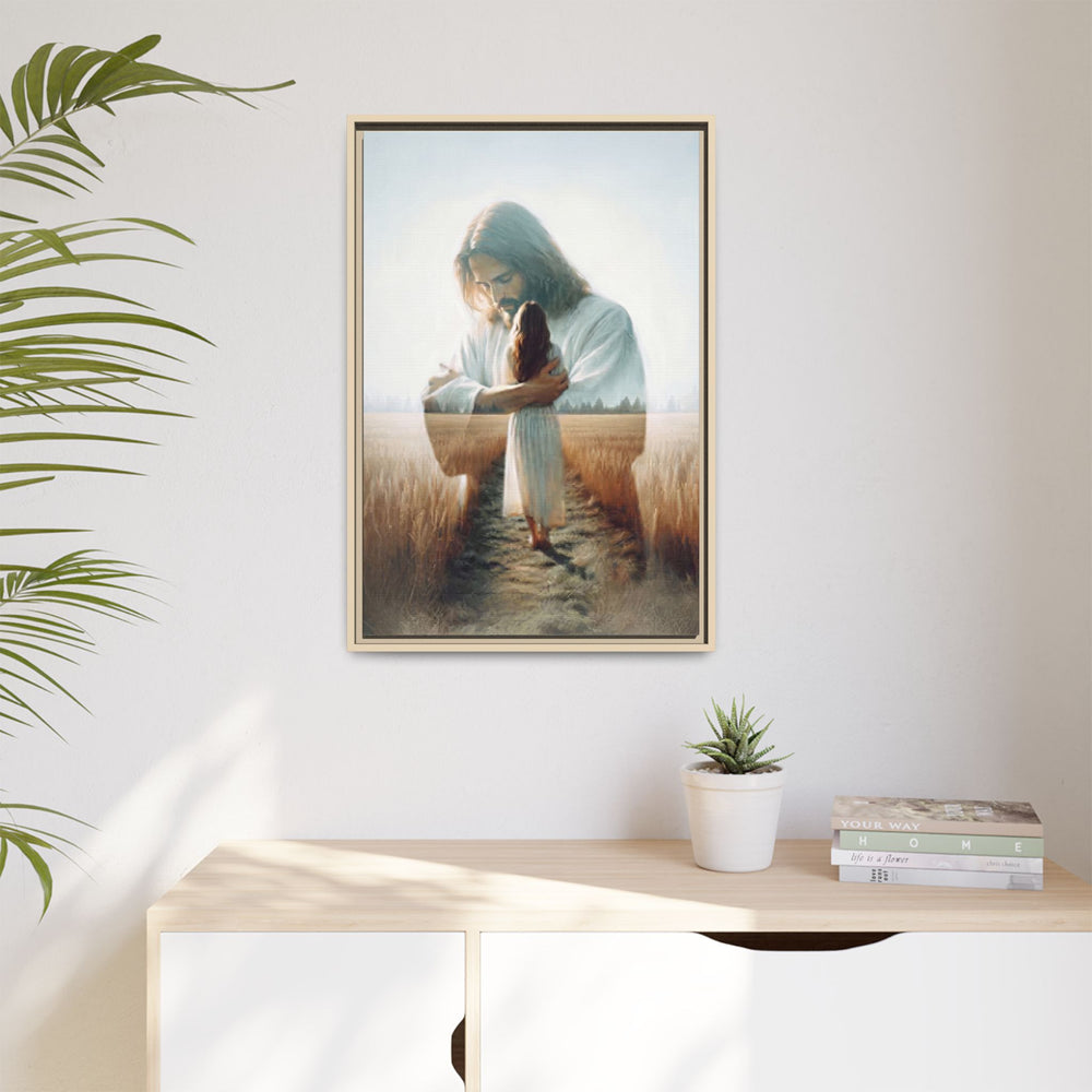 Peace, Be Still – Framed Canvas