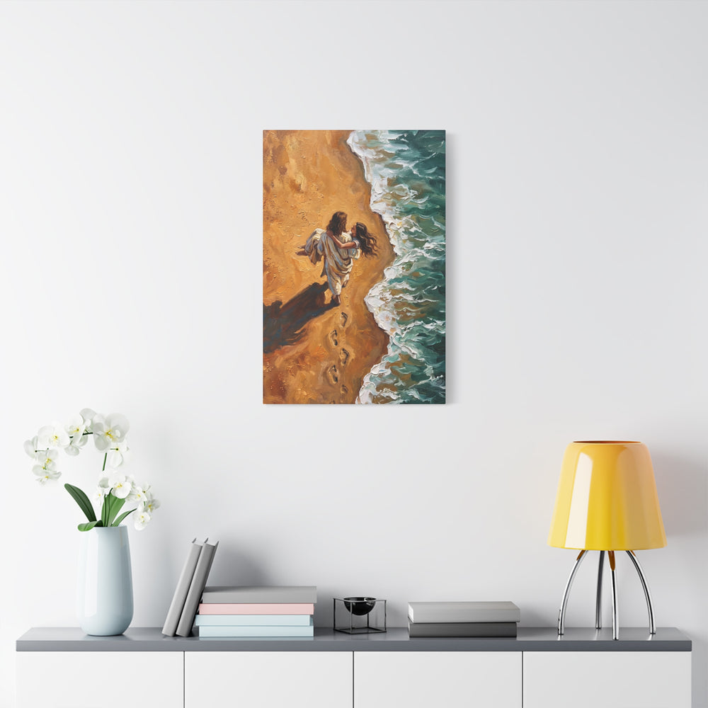 Carried in His Arms – Canvas