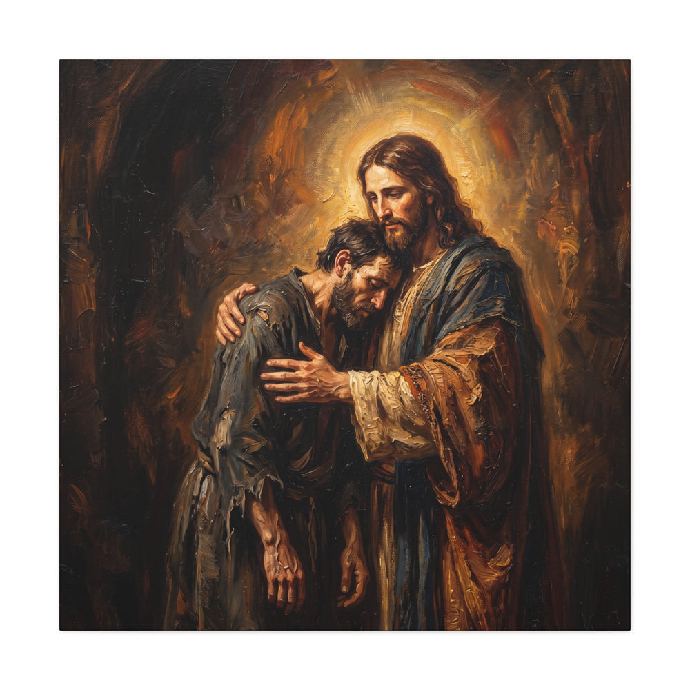 The Embrace of Christ – Canvas