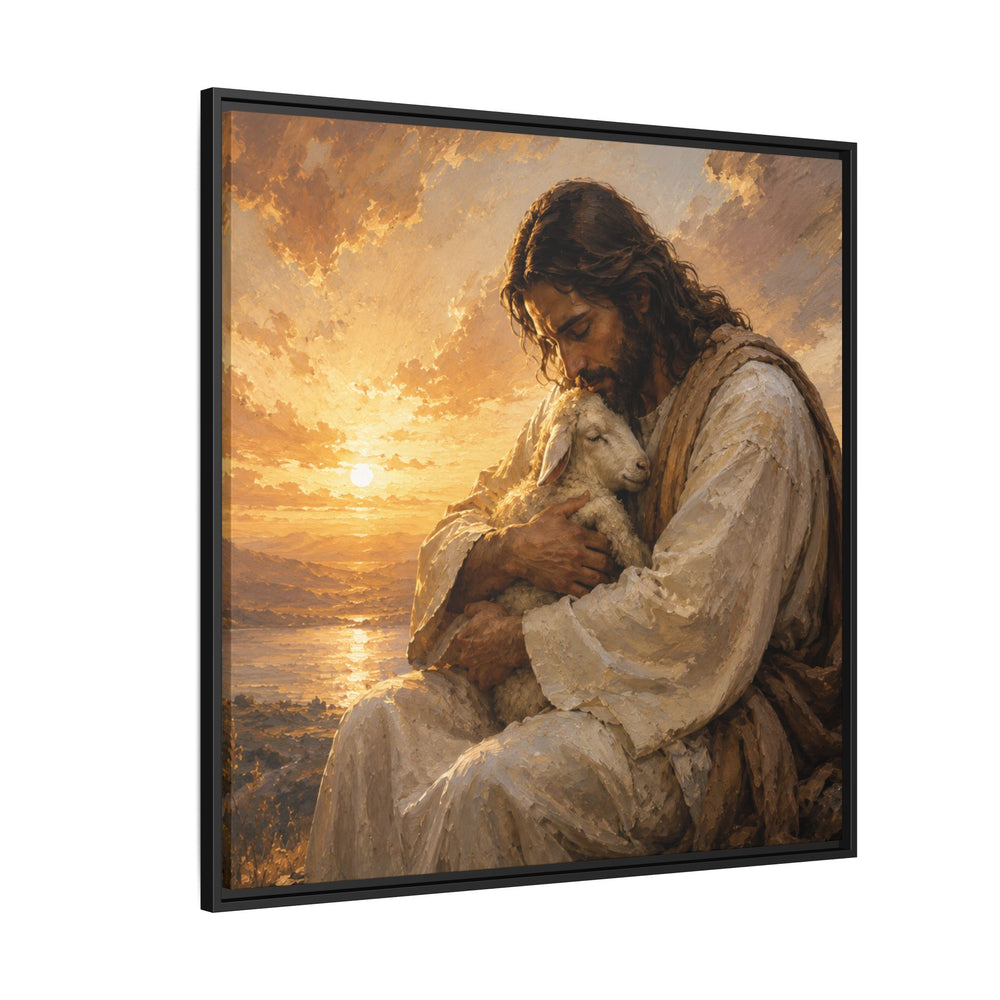 Comfort in His Presence – Framed Canvas