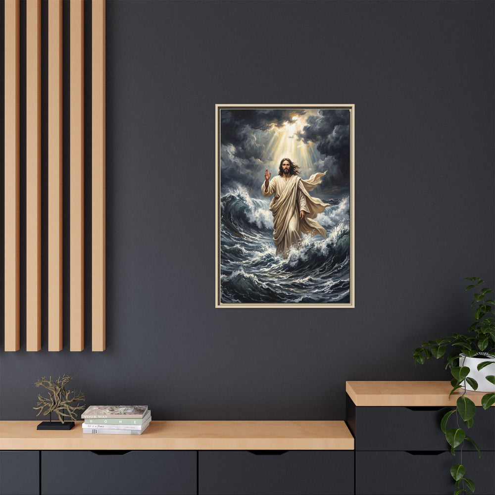 Master of the Storm – Framed Canvas