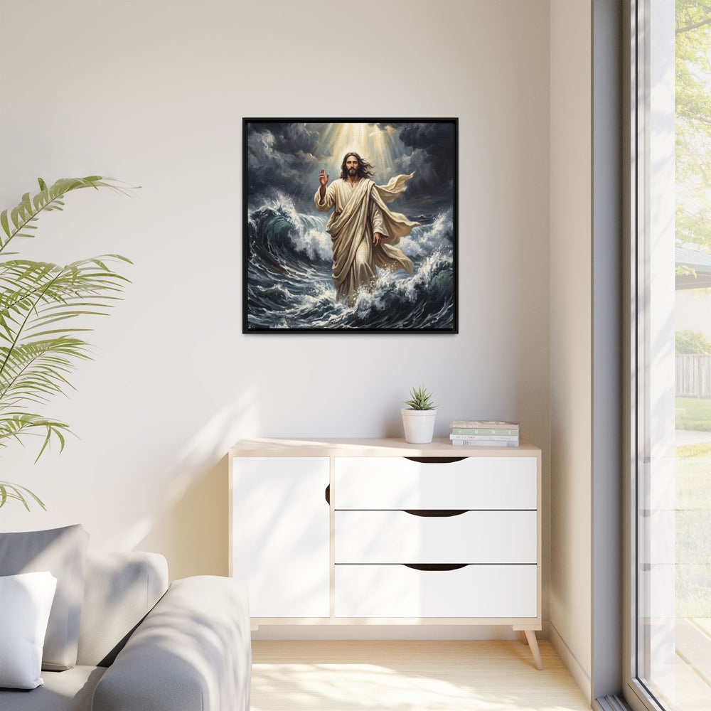 Master of the Storm – Framed Canvas
