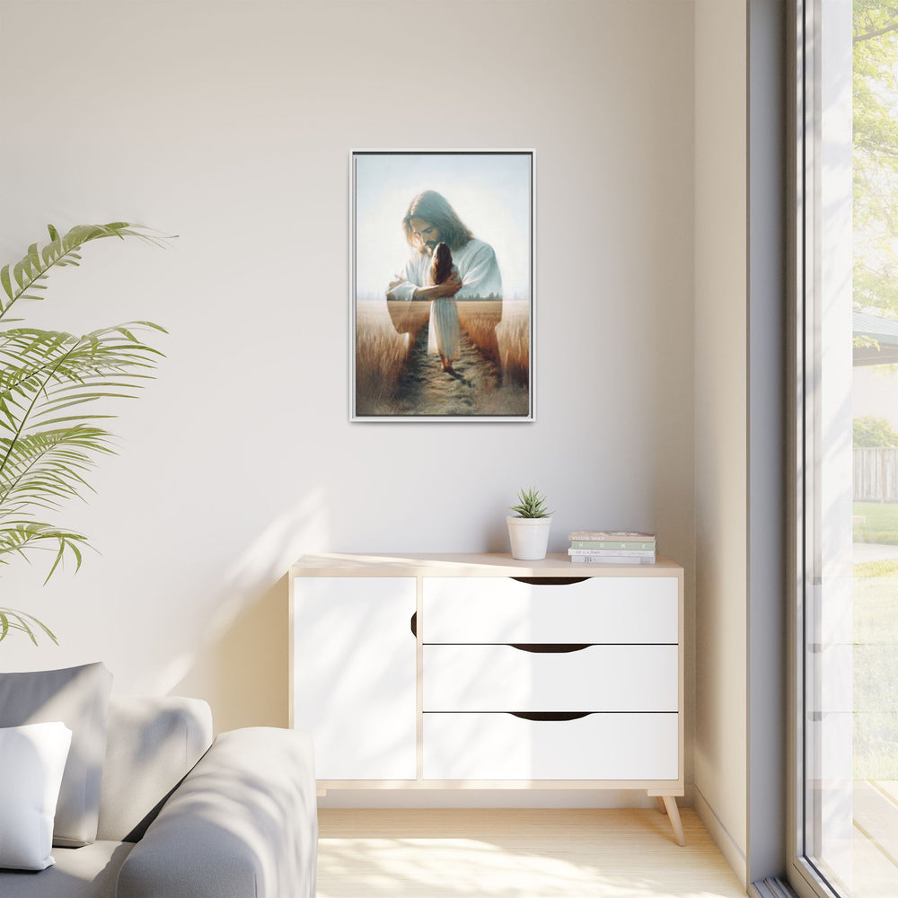 Peace, Be Still – Framed Canvas