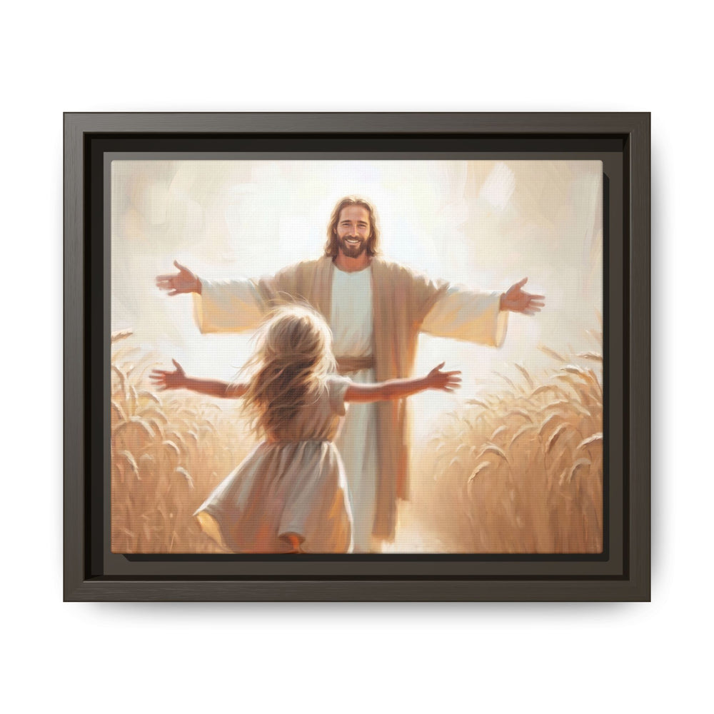 With Open Arms – Framed Canvas