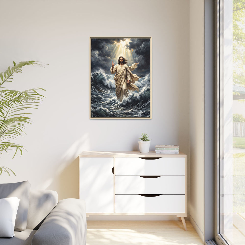 Master of the Storm – Framed Canvas
