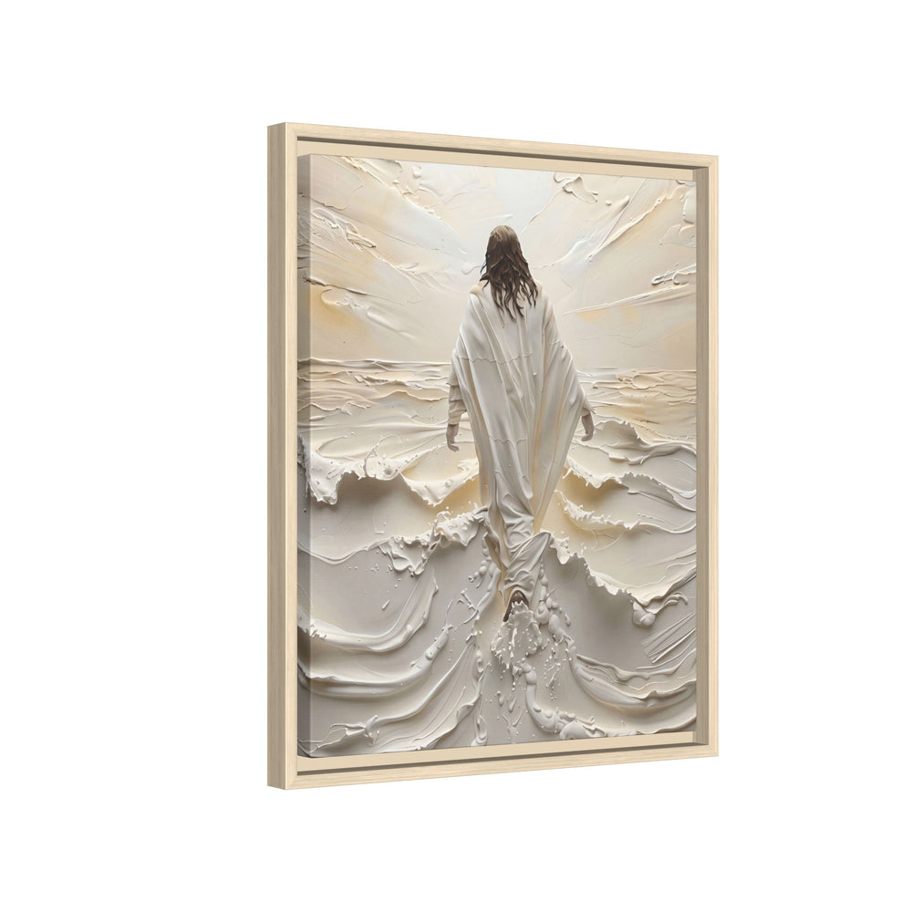 Christ Upon the Waves – Framed Canvas