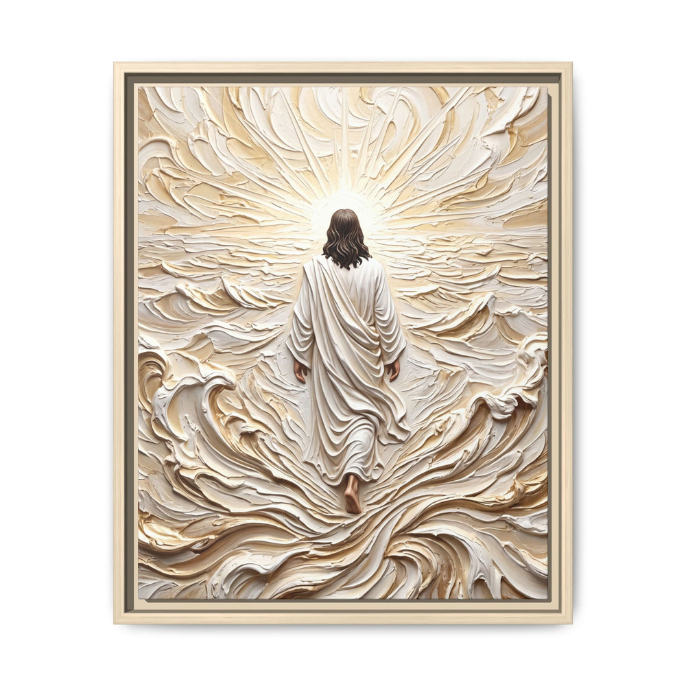 Surrendered in Prayer – Framed Canvas