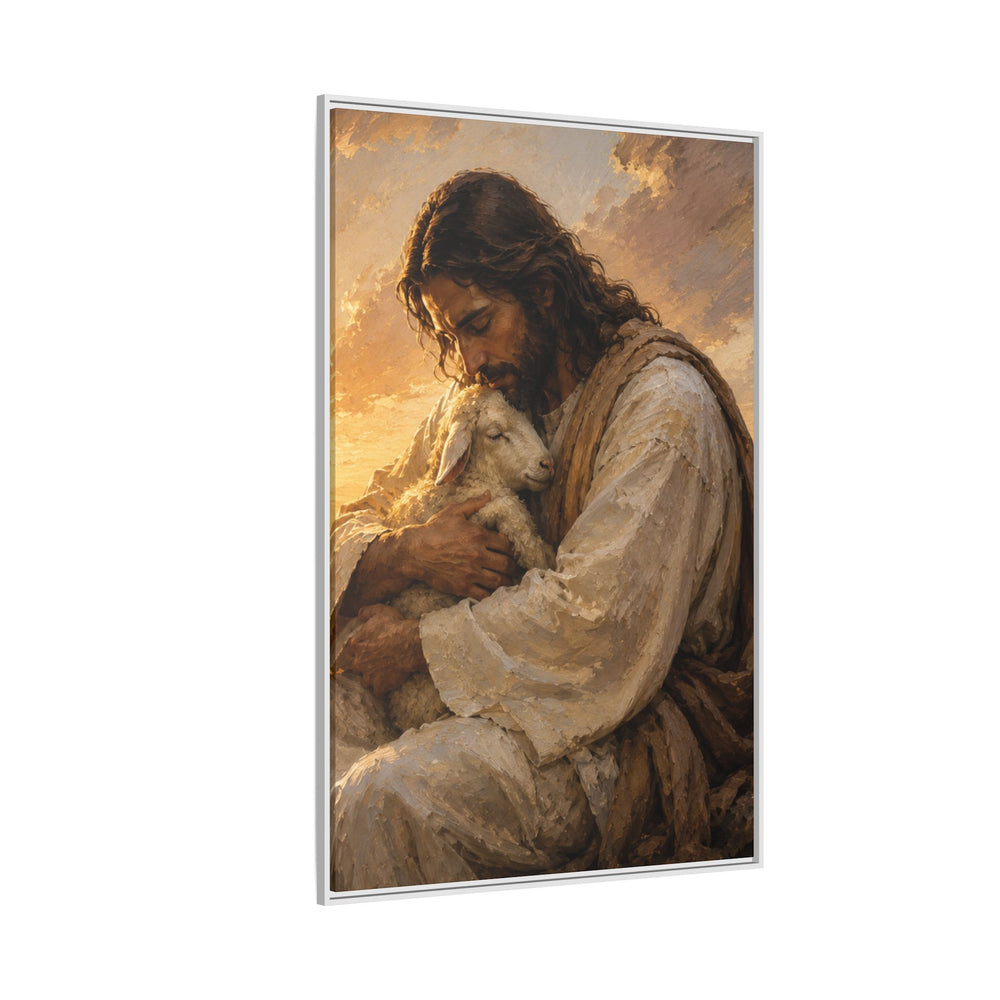 Comfort in His Presence – Framed Canvas