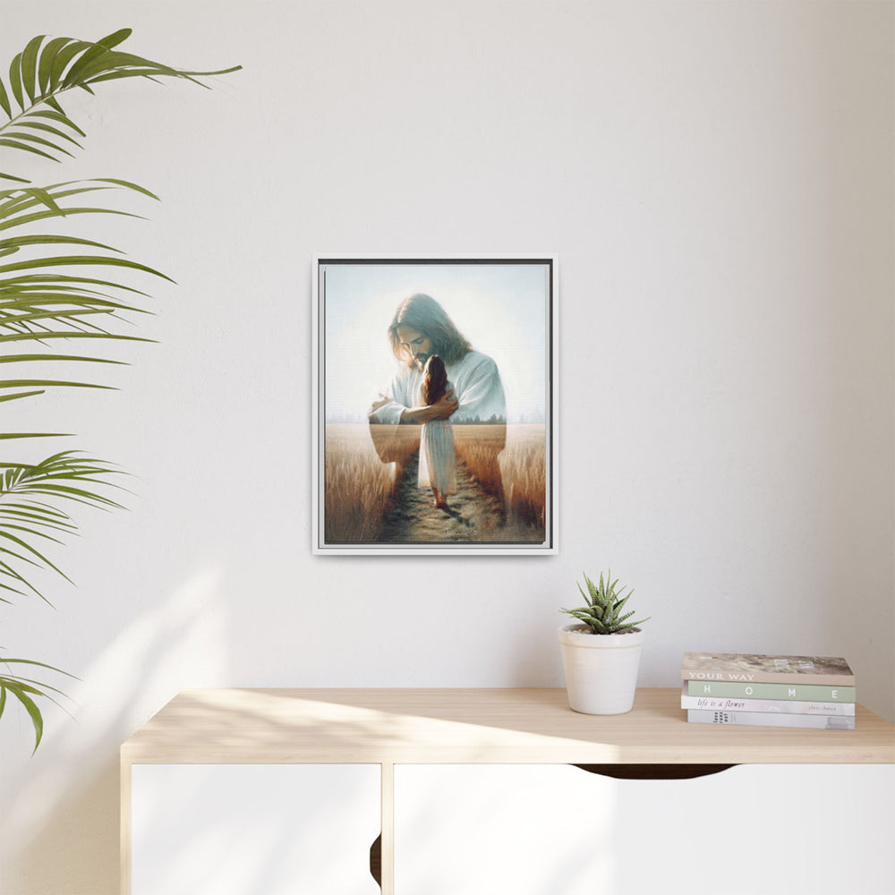 Peace, Be Still – Framed Canvas