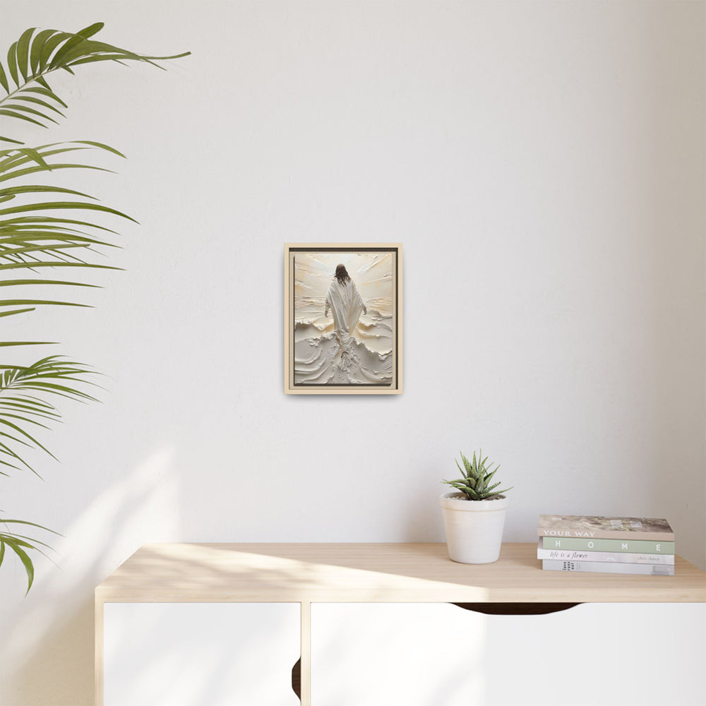 Christ Upon the Waves – Framed Canvas
