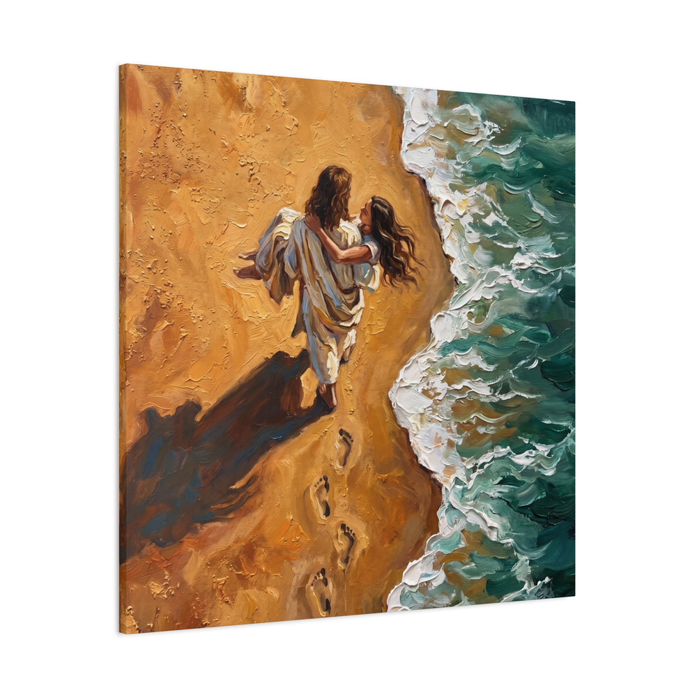 Carried in His Arms – Canvas