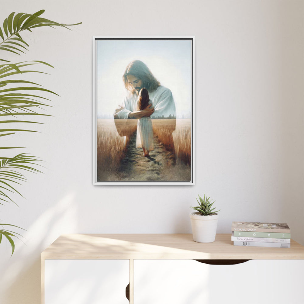 Peace, Be Still – Framed Canvas