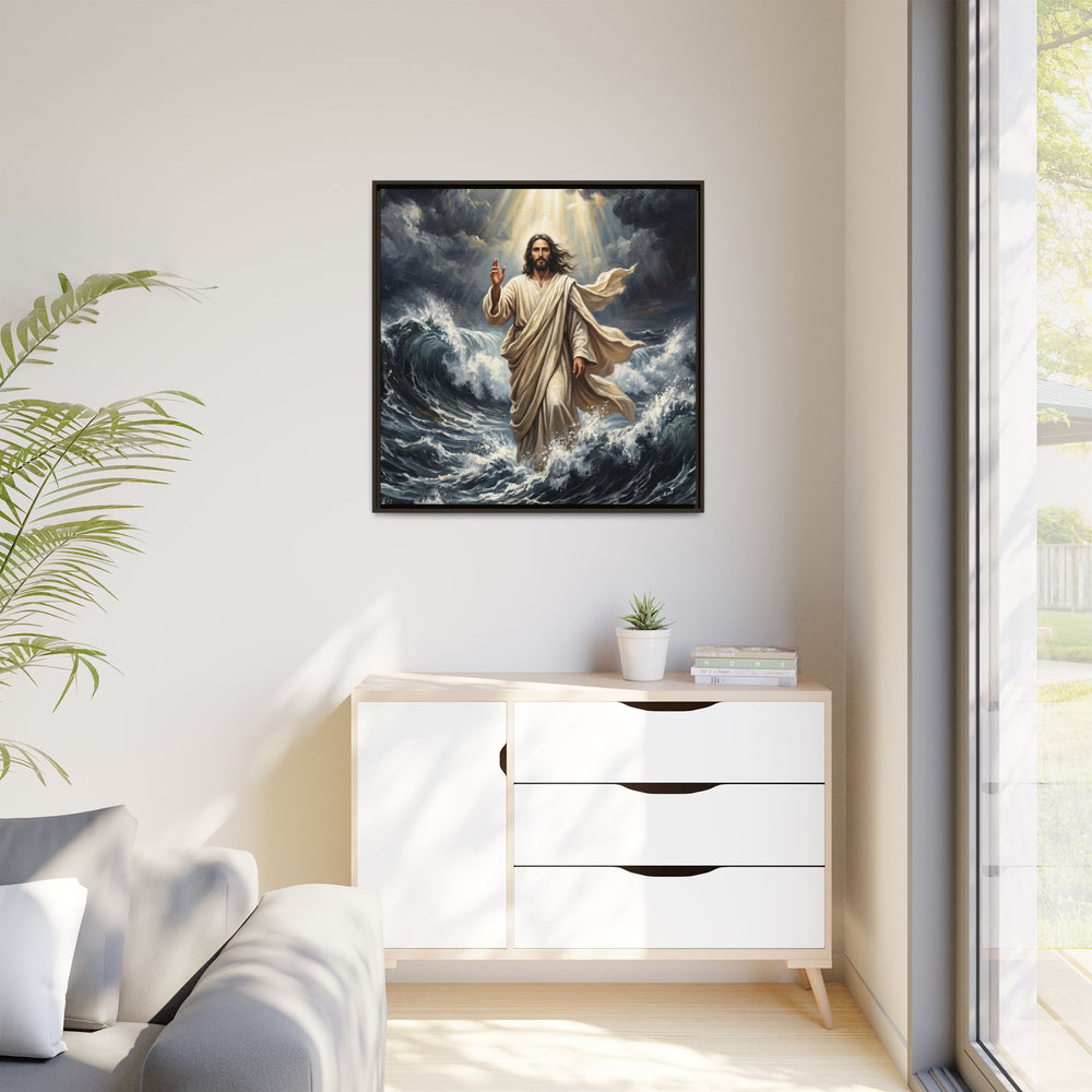 Master of the Storm – Framed Canvas
