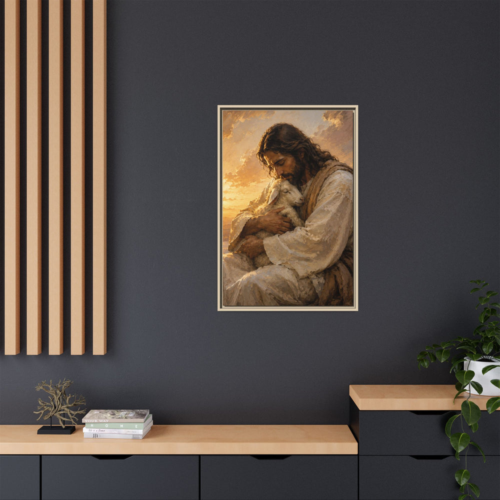 Comfort in His Presence – Framed Canvas