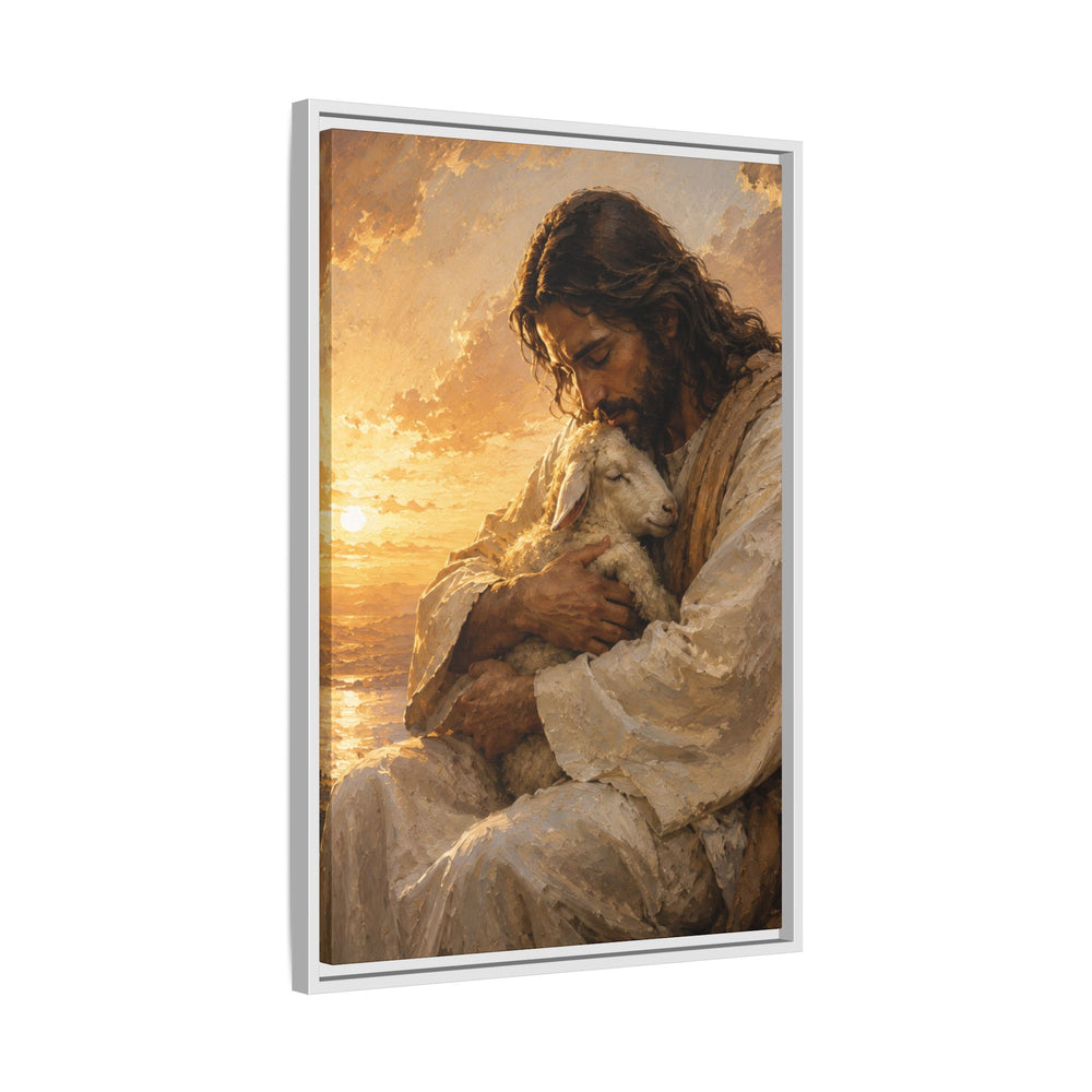 Comfort in His Presence – Framed Canvas