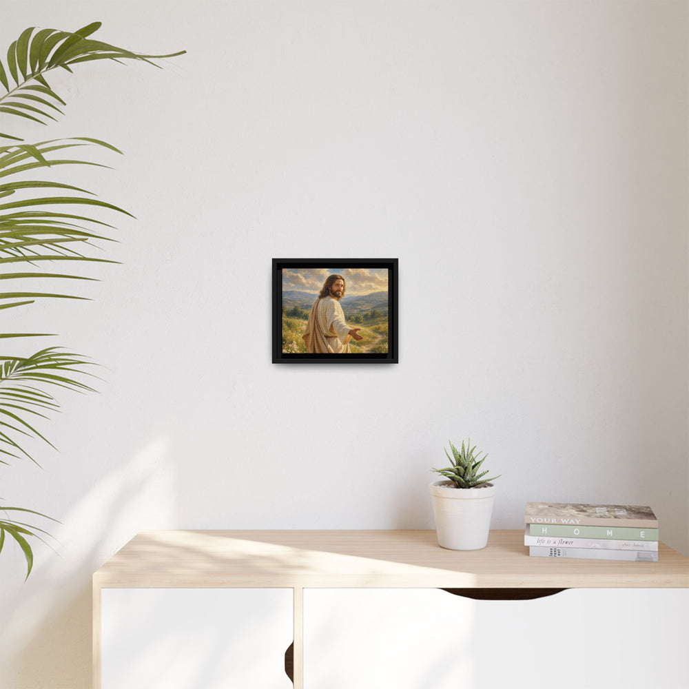 The Good Shepherd – Framed Canvas