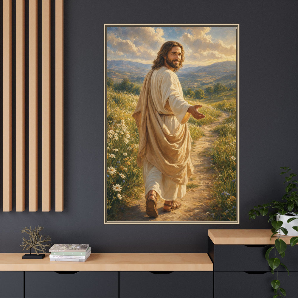 The Good Shepherd – Framed Canvas