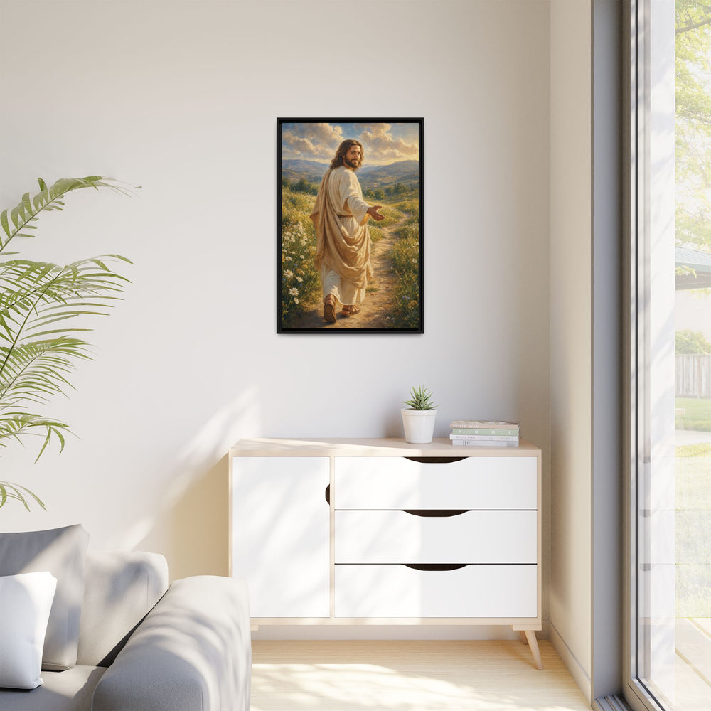The Good Shepherd – Framed Canvas