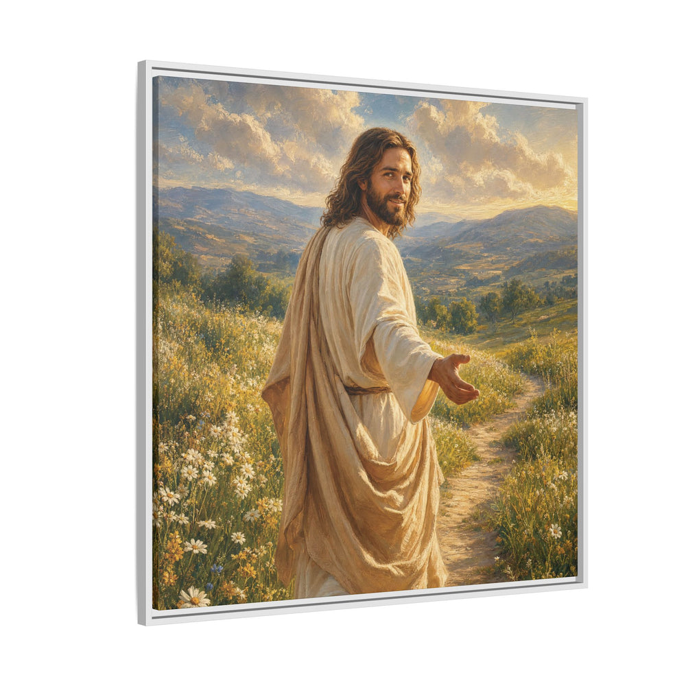 The Good Shepherd – Framed Canvas