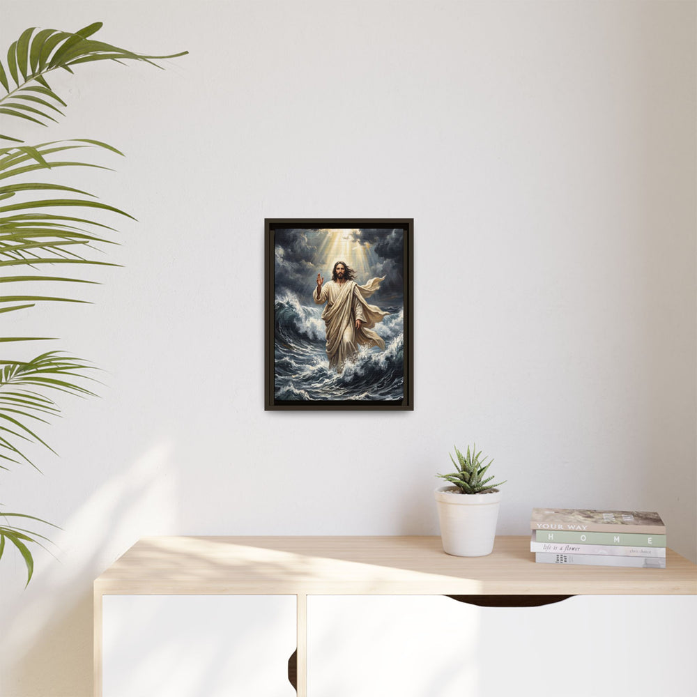 Master of the Storm – Framed Canvas