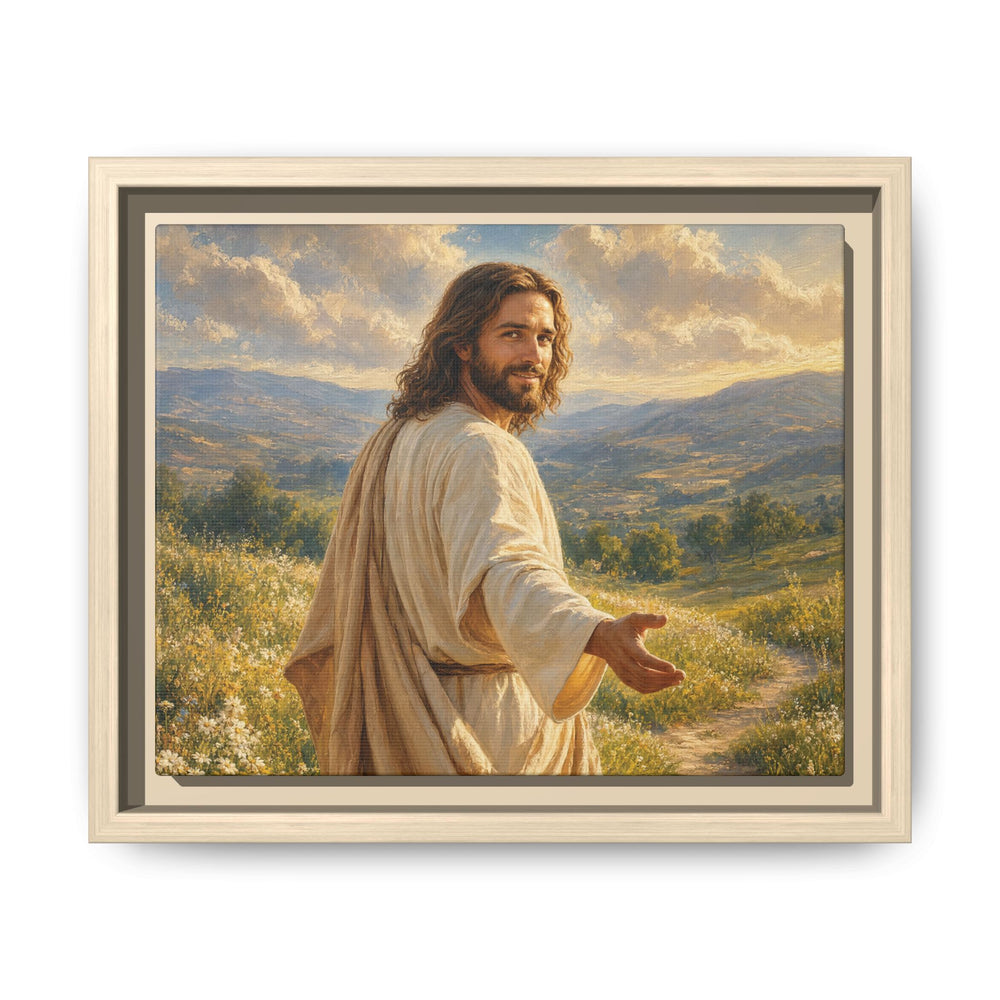 The Good Shepherd – Framed Canvas