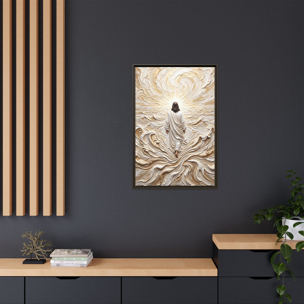 Surrendered in Prayer – Framed Canvas