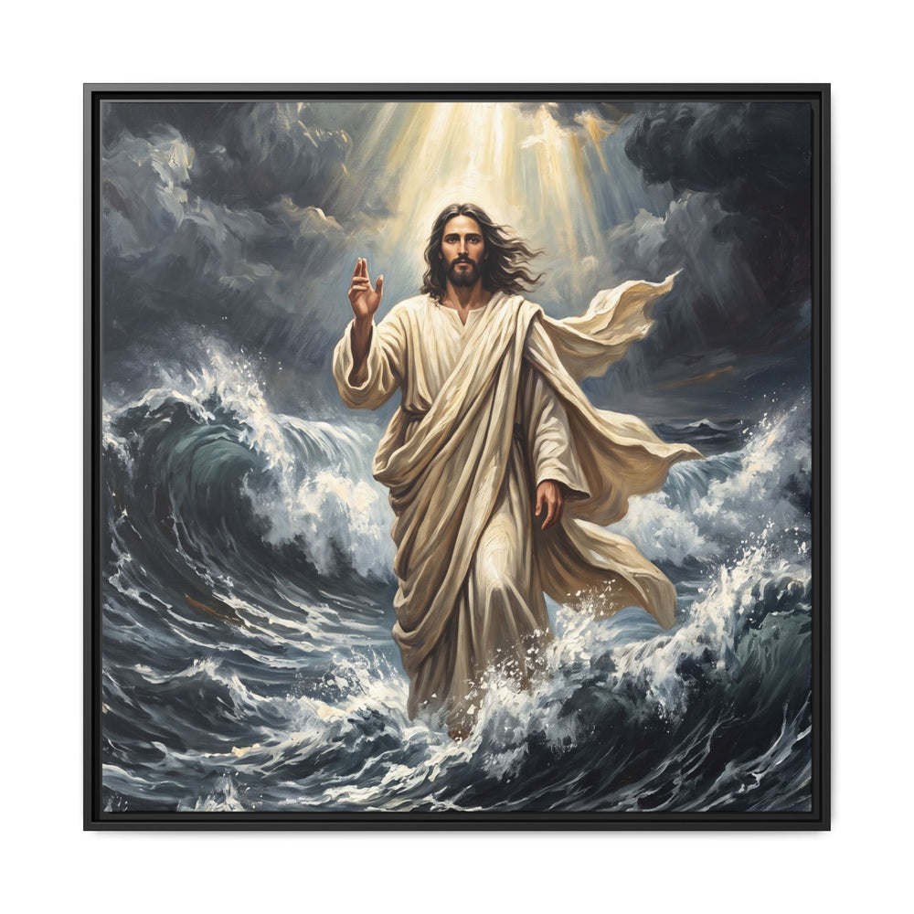 Master of the Storm – Framed Canvas