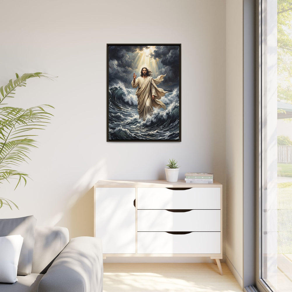 Master of the Storm – Framed Canvas