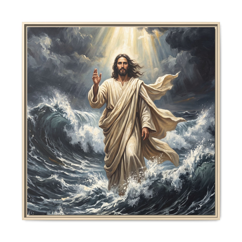 Master of the Storm – Framed Canvas