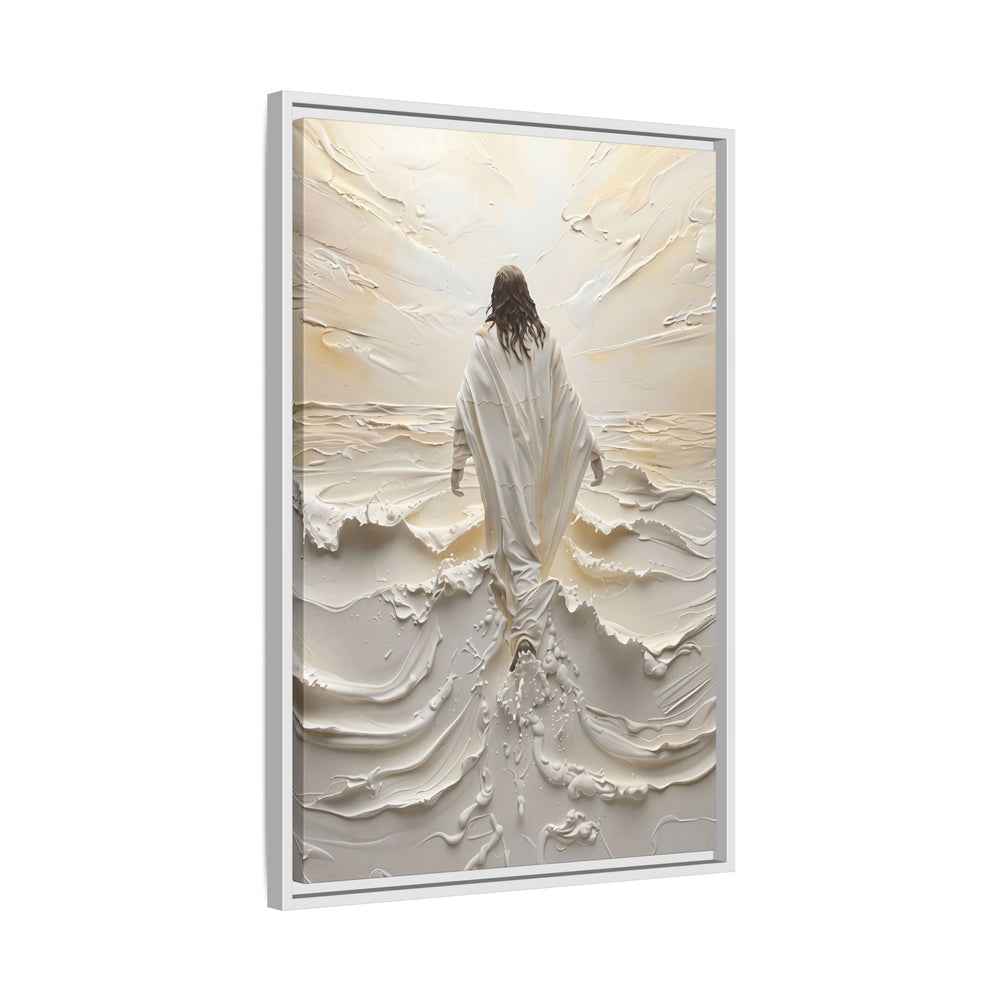 Christ Upon the Waves – Framed Canvas
