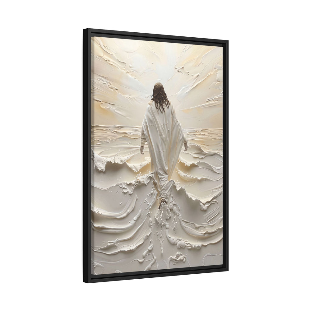 Christ Upon the Waves – Framed Canvas