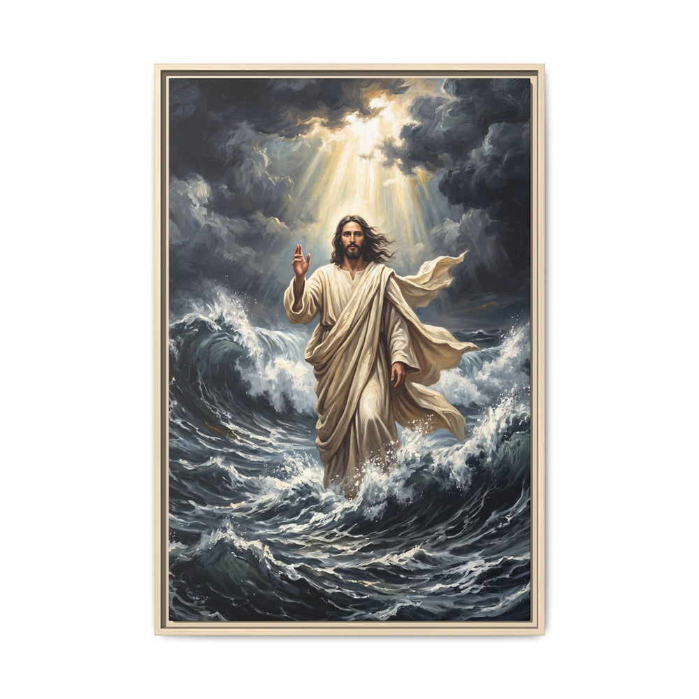 Master of the Storm – Framed Canvas