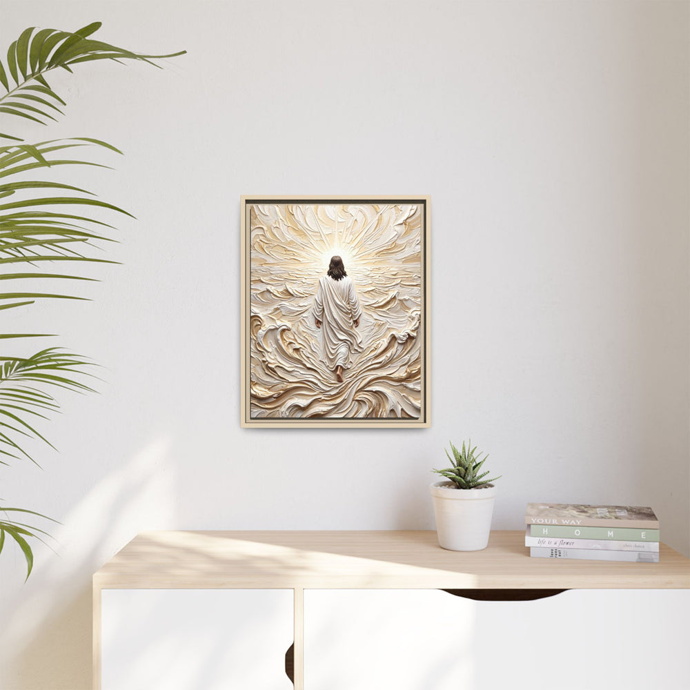 Surrendered in Prayer – Framed Canvas