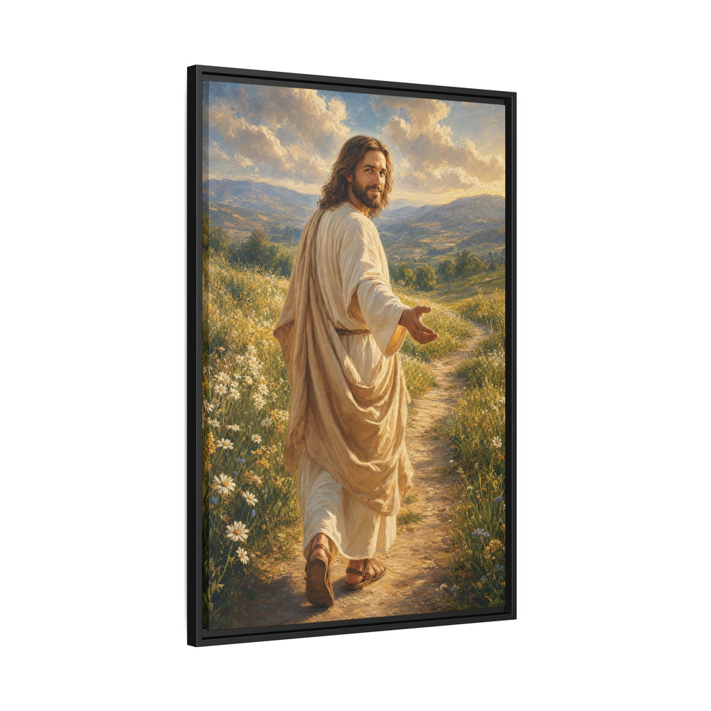 The Good Shepherd – Framed Canvas