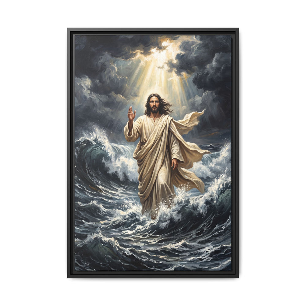 Master of the Storm – Framed Canvas
