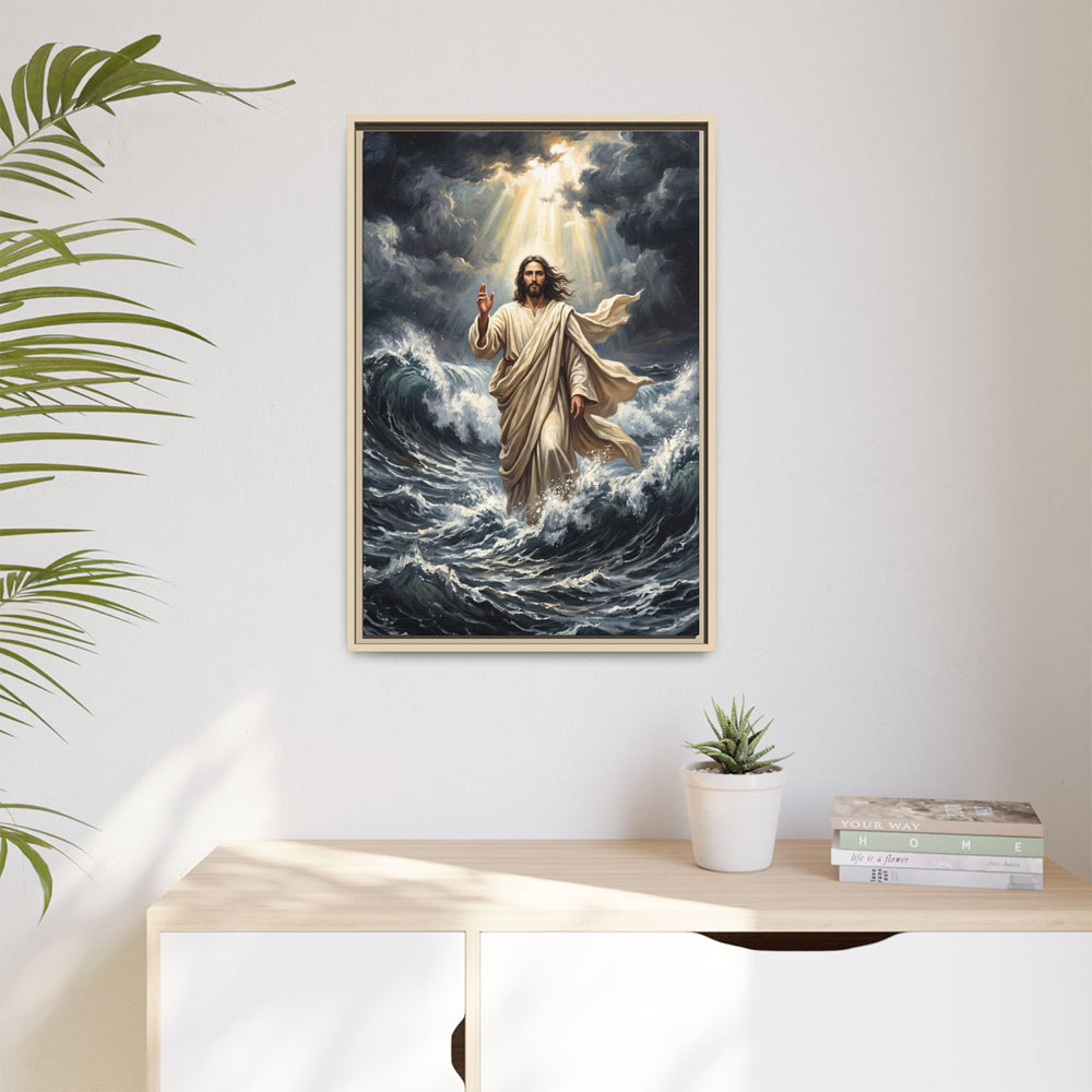 Master of the Storm – Framed Canvas