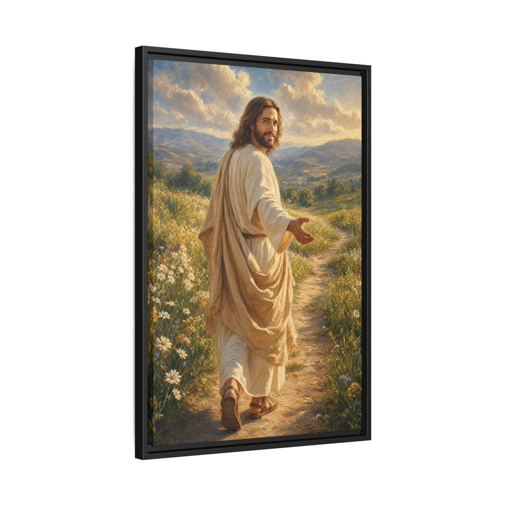 The Good Shepherd – Framed Canvas