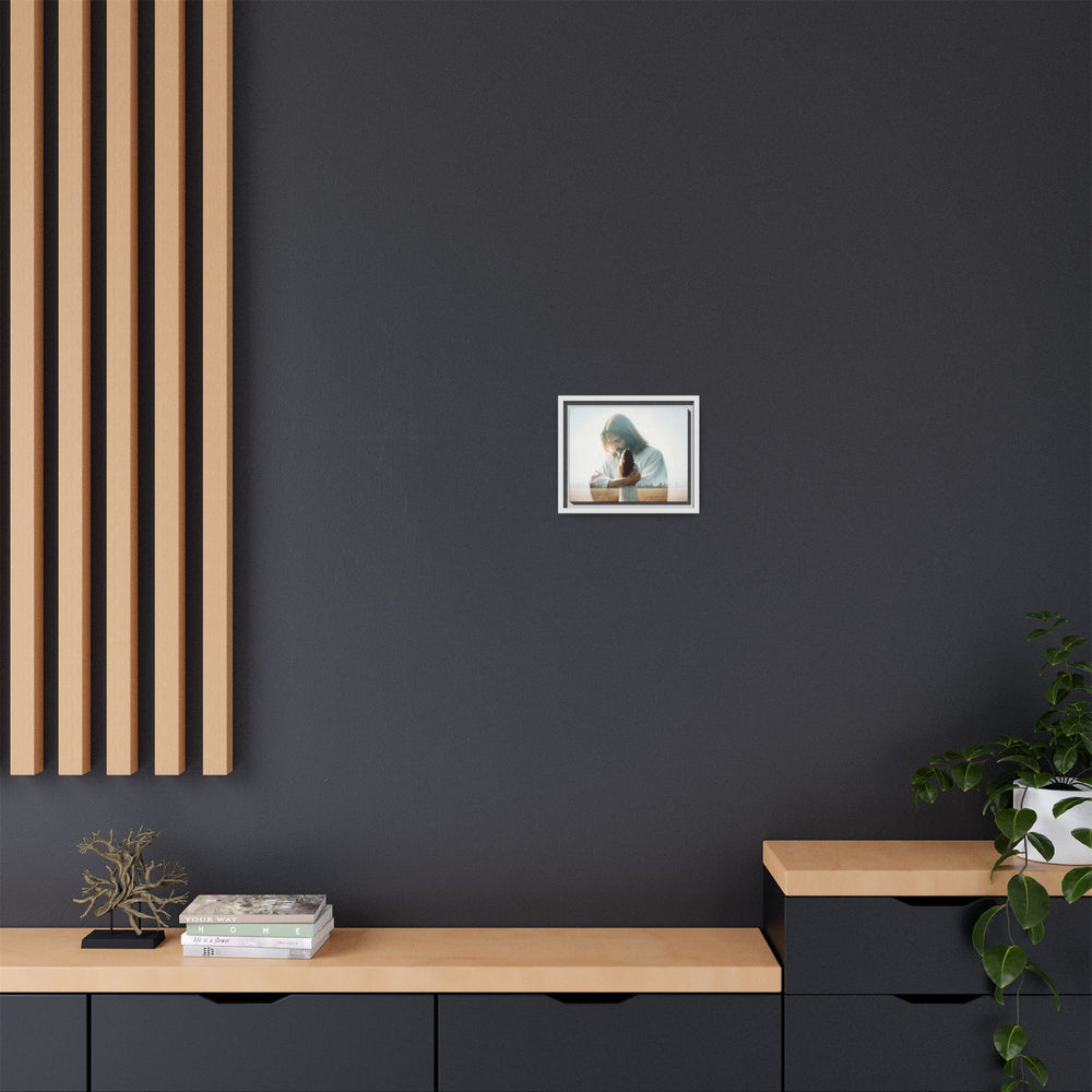 Peace, Be Still – Framed Canvas