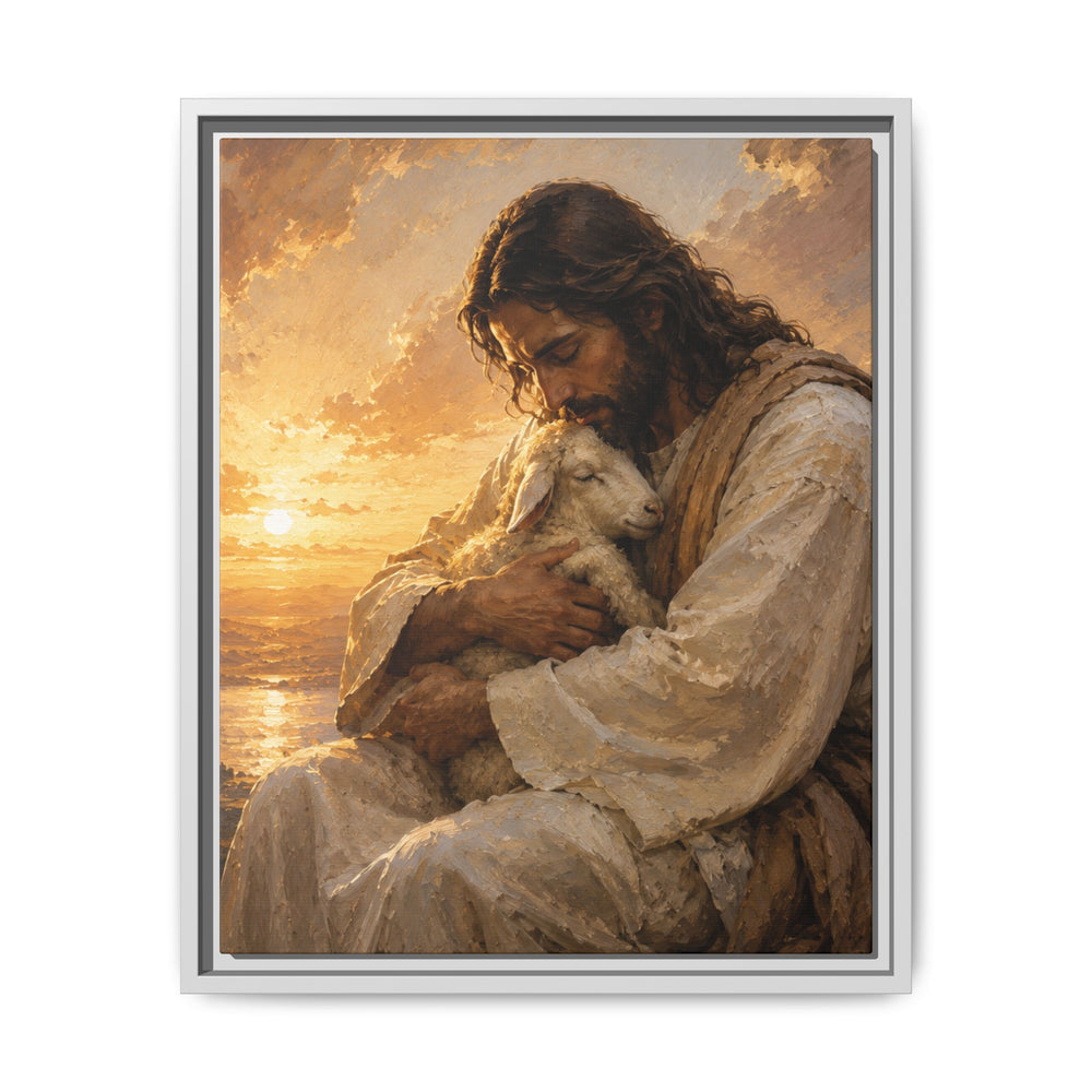 Comfort in His Presence – Framed Canvas
