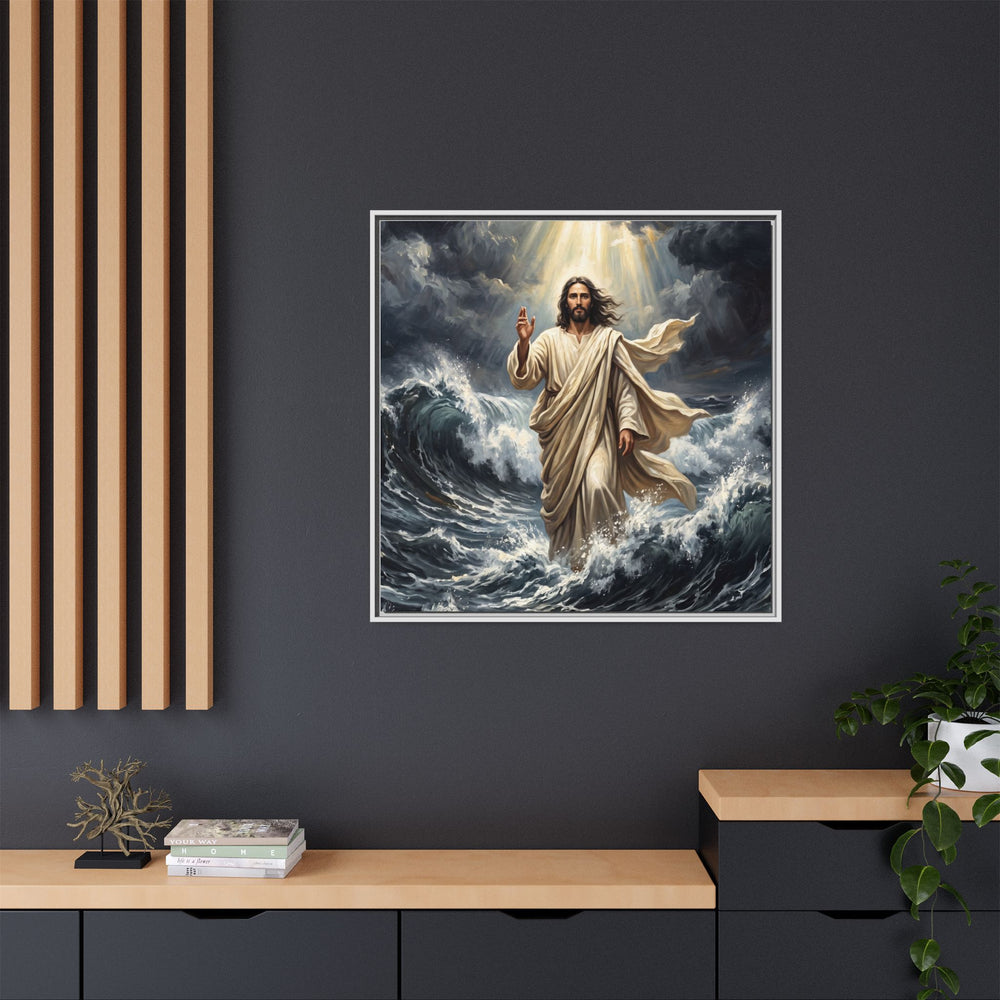 Master of the Storm – Framed Canvas