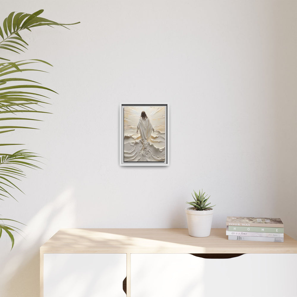 Christ Upon the Waves – Framed Canvas