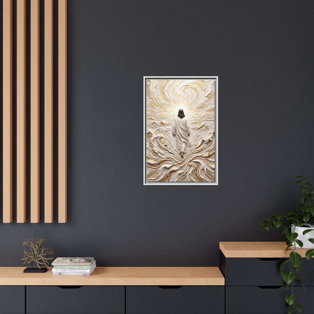 Surrendered in Prayer – Framed Canvas